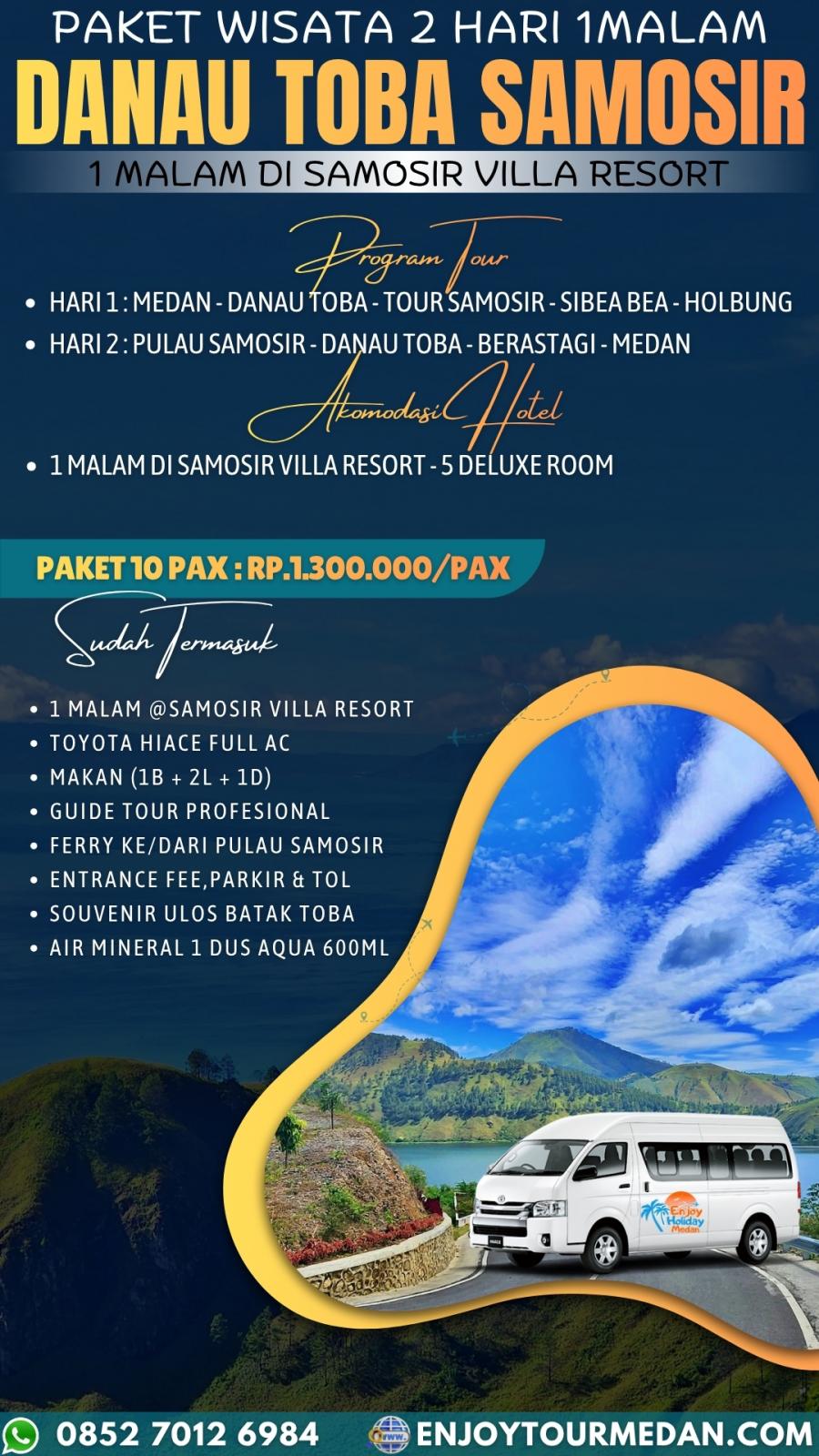 2 Hari Paket Tour Danau Toba Menginap Di Niagara Hotel Parapat