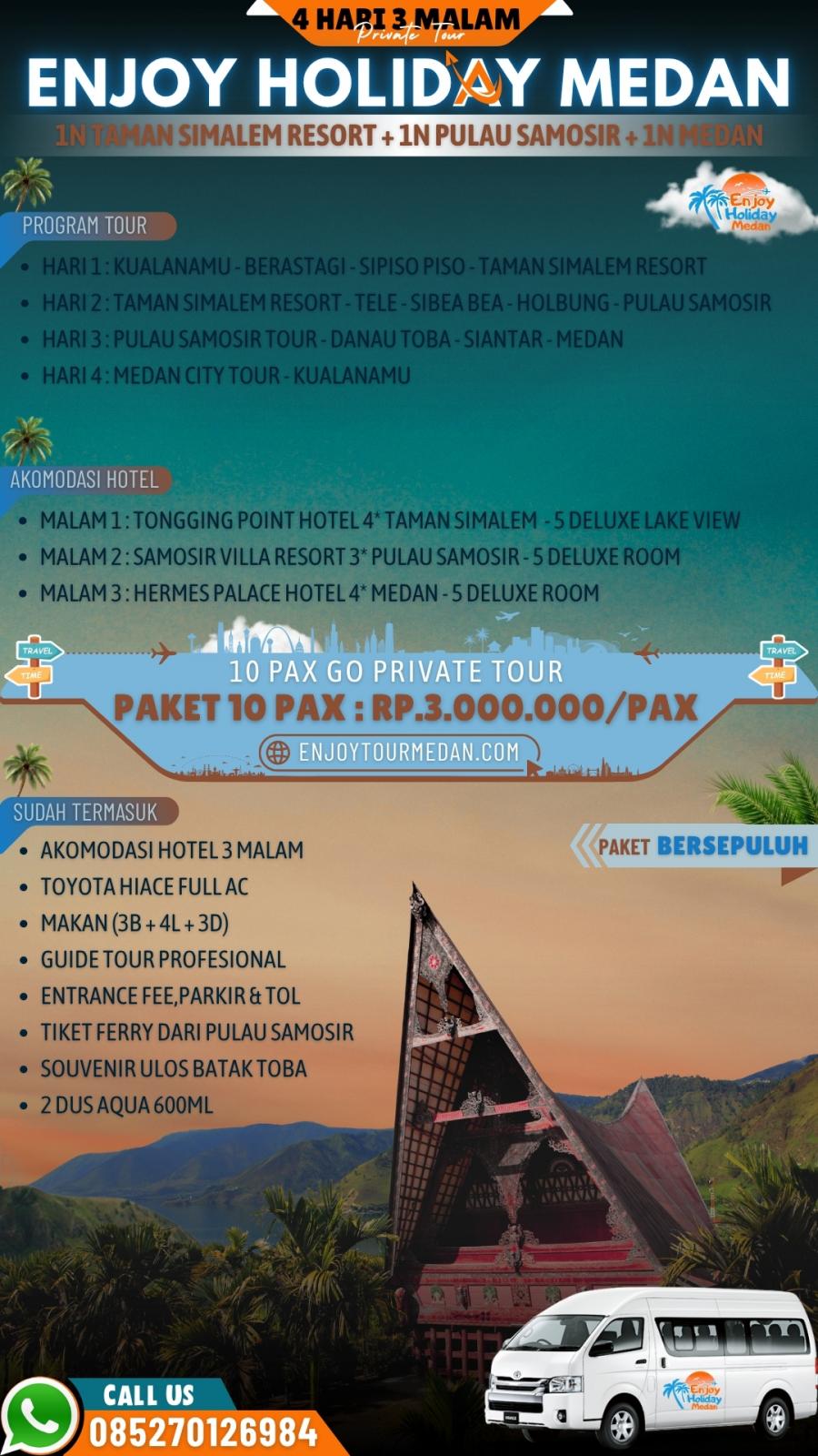 8D7N Sumatra Overland Tour