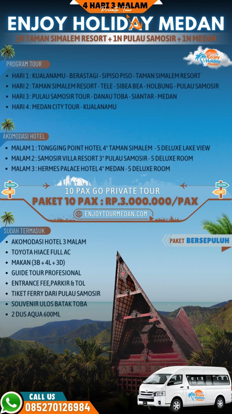 Paket Tour Danau Toba