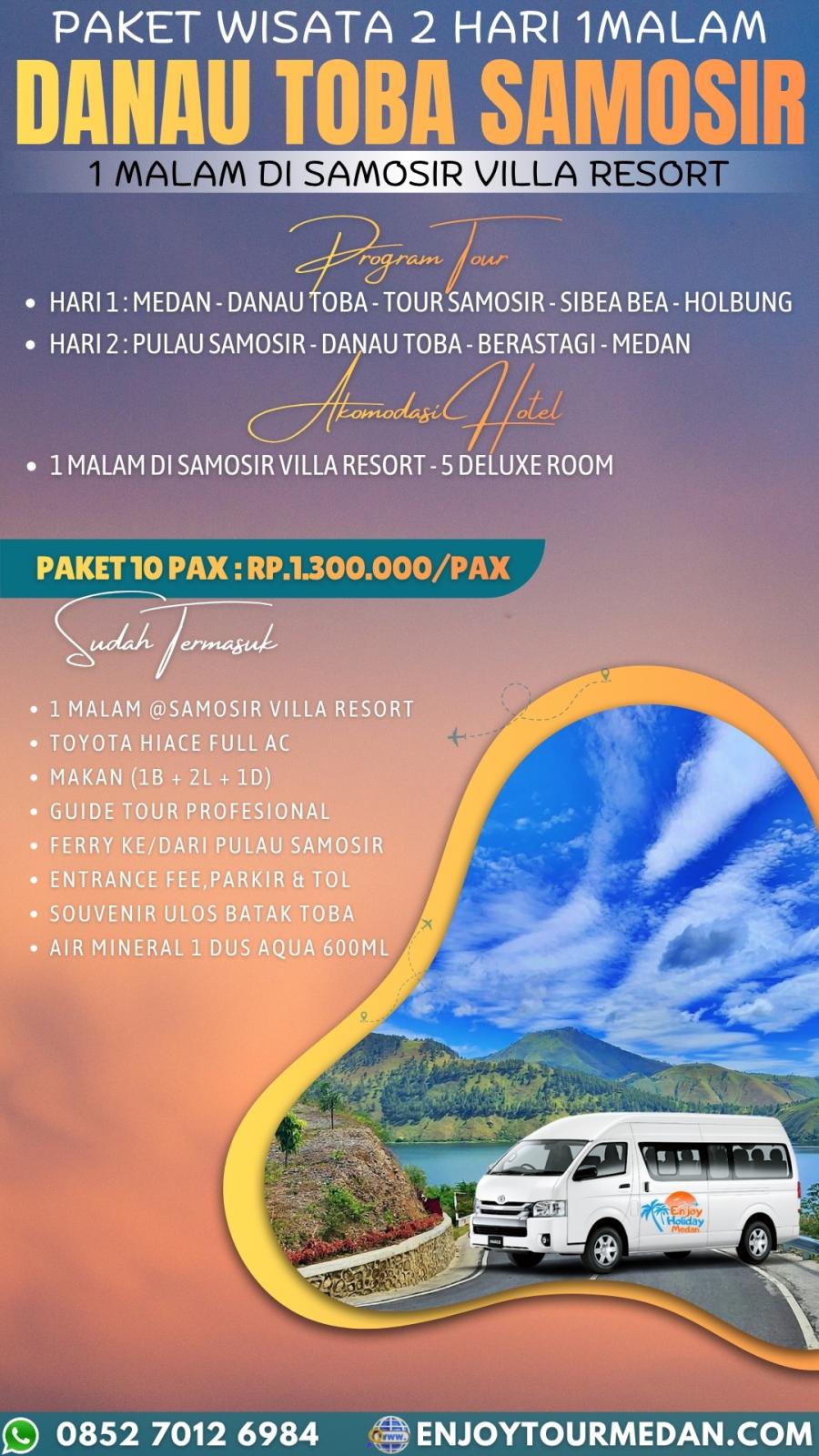 Paket Wisata Ke Danau Toba Selama 2 Hari 1 Malam